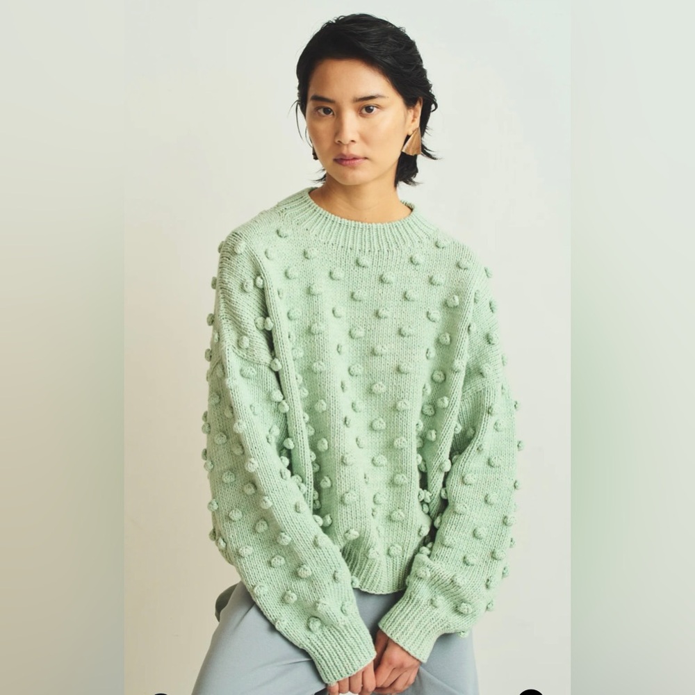 Misha & Puff cotton popcorn sweater